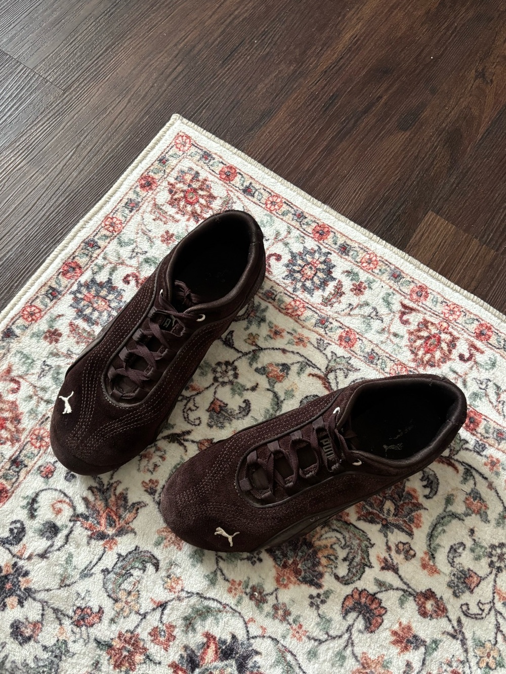 Puma Women's brown Suede Sneakers